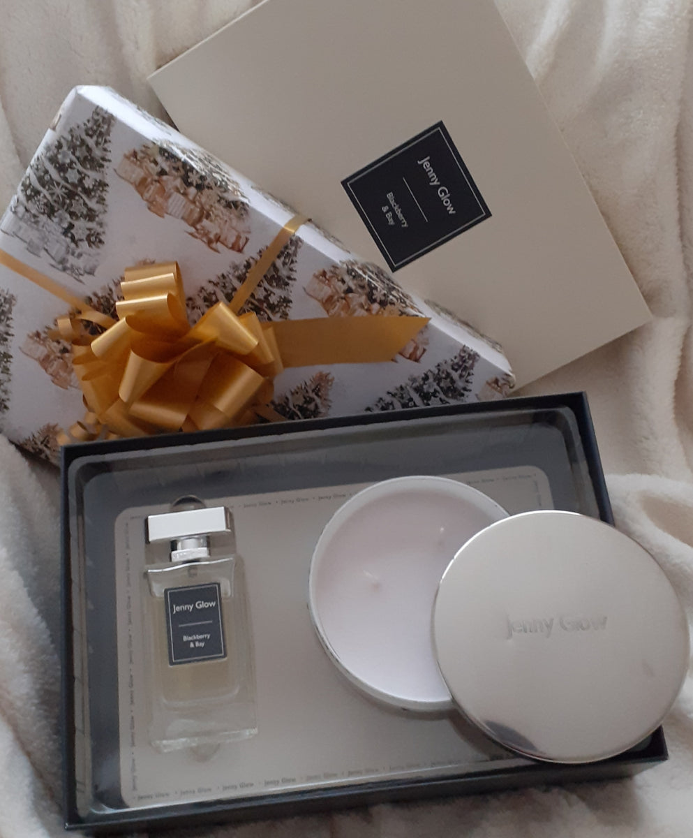 Jenny glow candle and perfume sale set